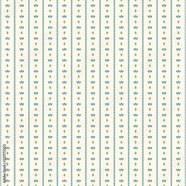 Fototapeta dots geometric ornamental with color blue . Abstract background fabric. creative design home decoration. tribal ethnic design. fabric design with dots geometric