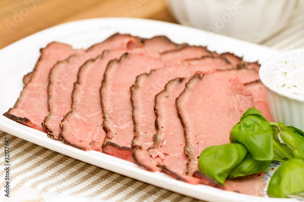 Obraz Roastbeef geschnitten