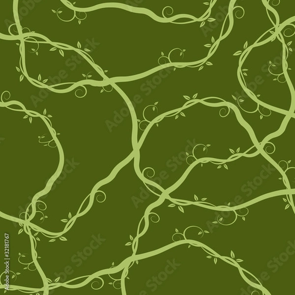 Obraz Green Branch Tree Vine Background