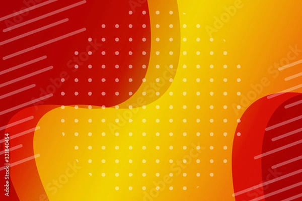 Fototapeta abstract, pattern, wallpaper, design, illustration, orange, texture, fractal, wave, art, red, line, light, yellow, backdrop, lines, graphic, space, gradient, green, motion, color, waves, artistic