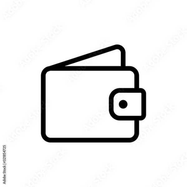 Obraz Best Wallet Icon Vector Template Design
