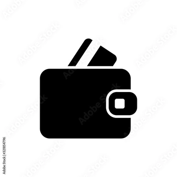 Obraz Best Wallet Icon Vector Template Design