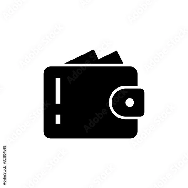 Obraz Best Wallet Icon Vector Template Design