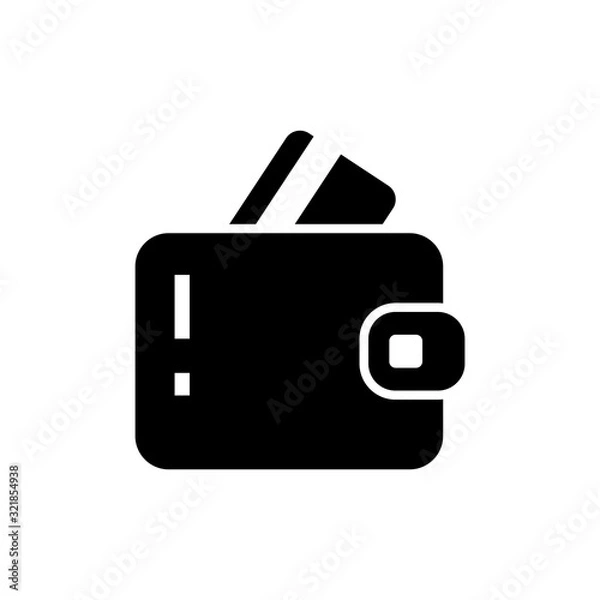 Obraz Best Wallet Icon Vector Template Design