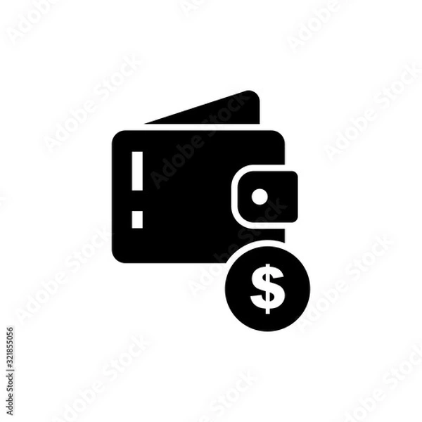 Obraz Best Wallet Icon Vector Template Design