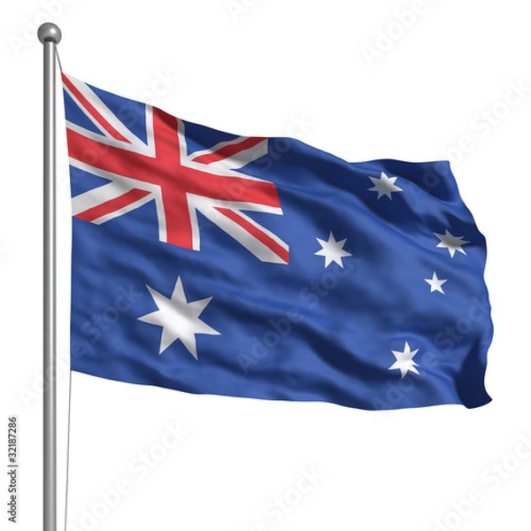 Obraz Flag of Australia (Isolated)