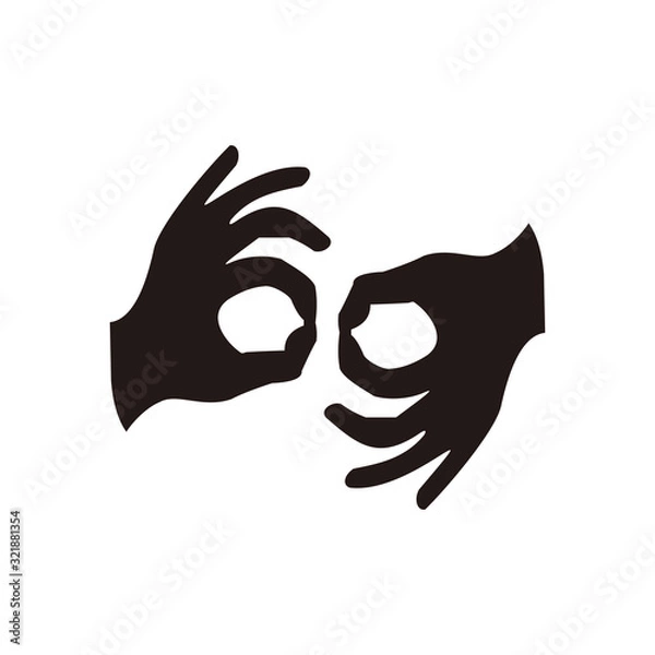 Obraz Language signs vector icon symbol