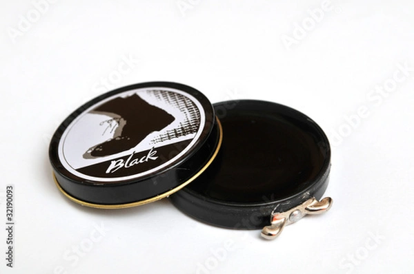 Obraz Schwarze Schuhcreme