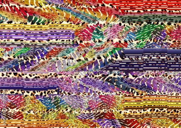 Fototapeta abstract leopard skin texture design