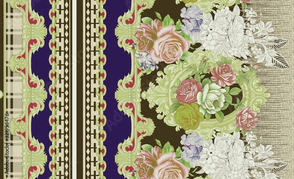 Obraz seamless pattern with flowers