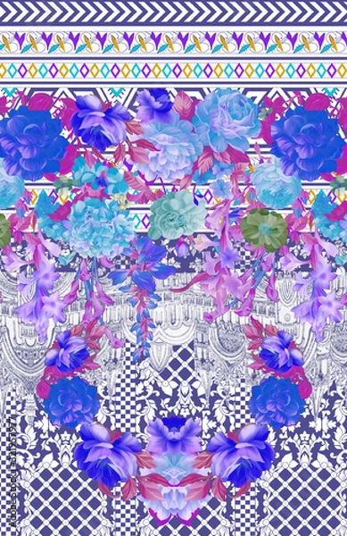 Obraz seamless floral pattern with flowers