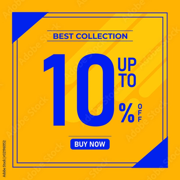 Fototapeta sale promotion advertising material Vector. Useful for ad, social media, brochure, email, flyer, leaflet, poster, web ad, ect.