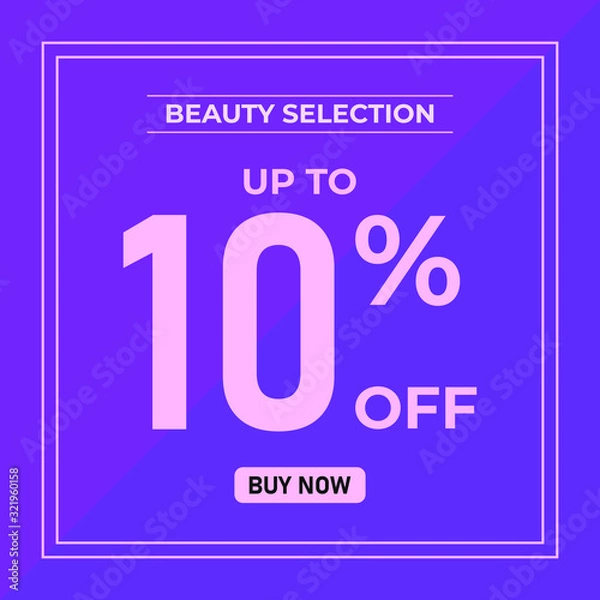 Fototapeta sale promotion advertising material Vector. Useful for ad, social media, brochure, email, flyer, leaflet, poster, web ad, ect.