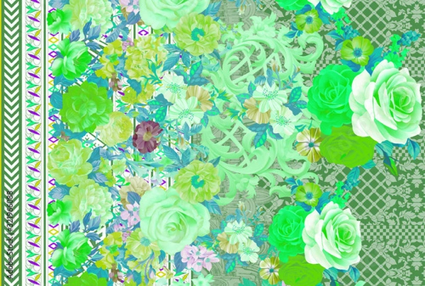 Obraz abstract floral background