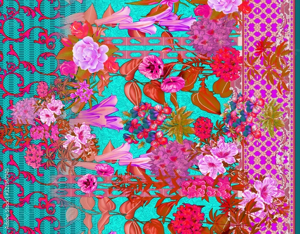 Obraz seamless pattern with flowers