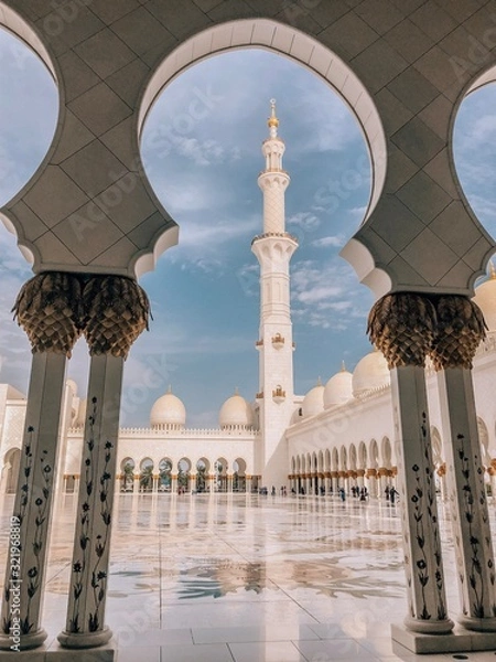 Obraz Grand mosque Sheikh Zayed Abu Dhabi, UAE