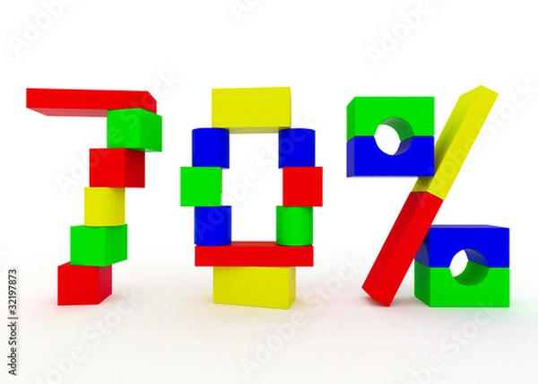 Obraz Seventy percent