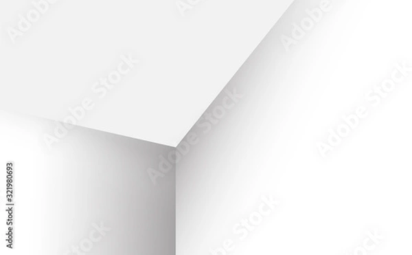 Fototapeta Grey wheel geometric technology background with gear shape. Vector abstract graphic design.