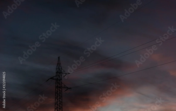 Obraz Una antena eléctrica al aparecer.