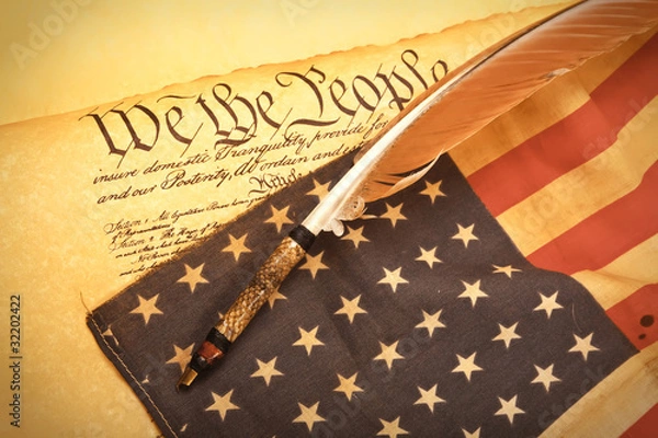 Obraz US Constitution - We The People