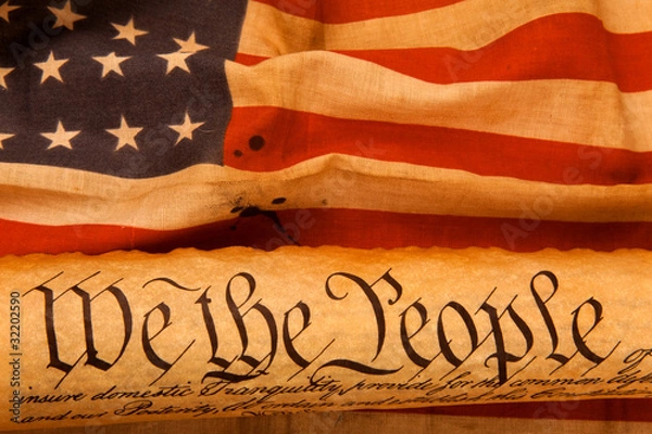 Obraz US Constitution - We The People