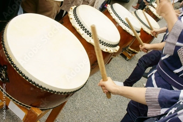 Obraz 太鼓　お祭り