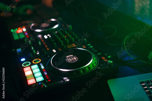 Fototapeta DJ Console.