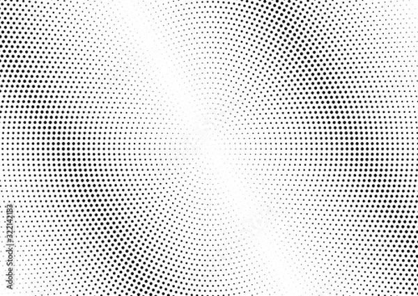 Fototapeta Abstract halftone dotted background. Futuristic grunge pattern, dot and circles.  Vector modern optical pop art texture for posters, sites, business cards, cover, postcards, labels, stickers layout.