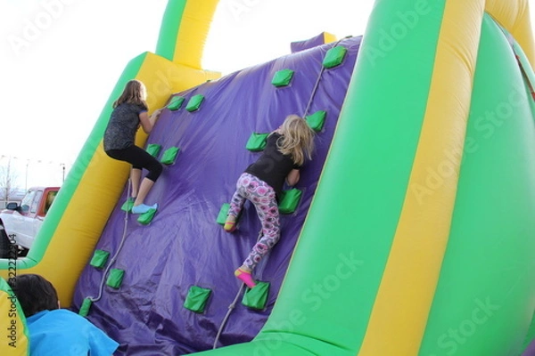 Fototapeta bounce house fun