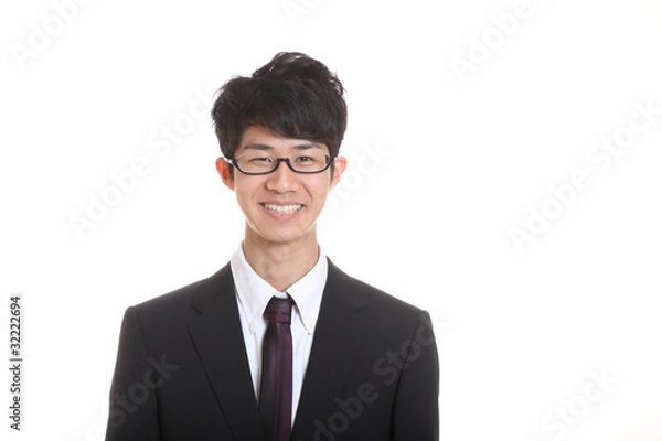 Obraz スーツを着た男性