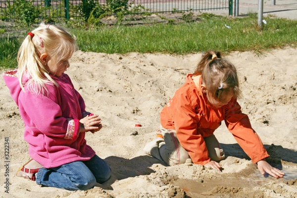 Obraz spielende kinder