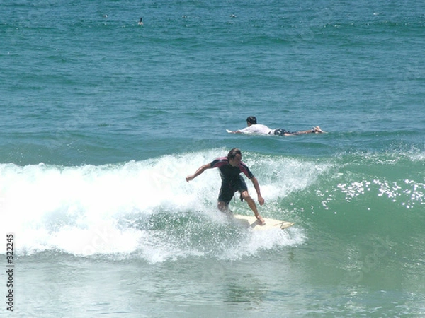 Obraz surfeur pacifique