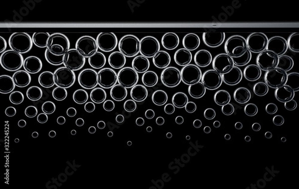 Fototapeta Molecules Underneath Gather