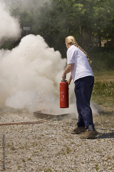 Obraz Brandschutzübung-3