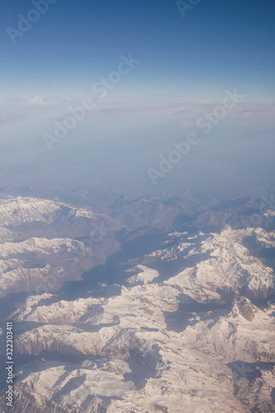 Obraz aus dem Flugzeug
