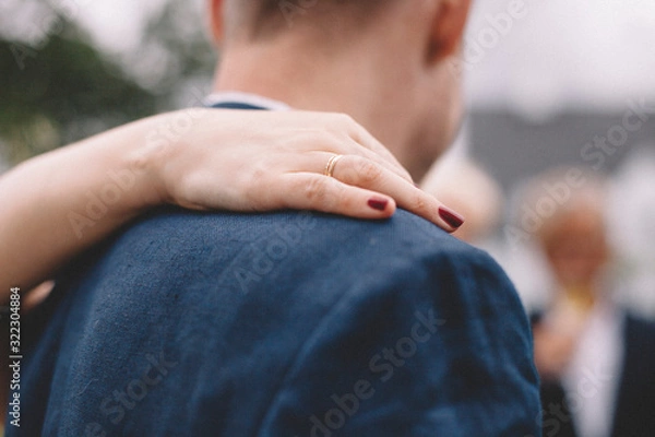 Obraz hochzeit, verlobung, Ehepaar, 