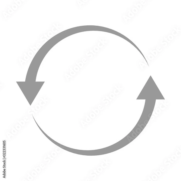 Fototapeta strzałki koło