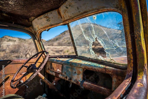 Obraz Rusty Ford Truck