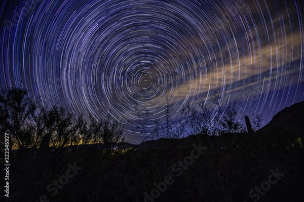 Obraz Star Trails