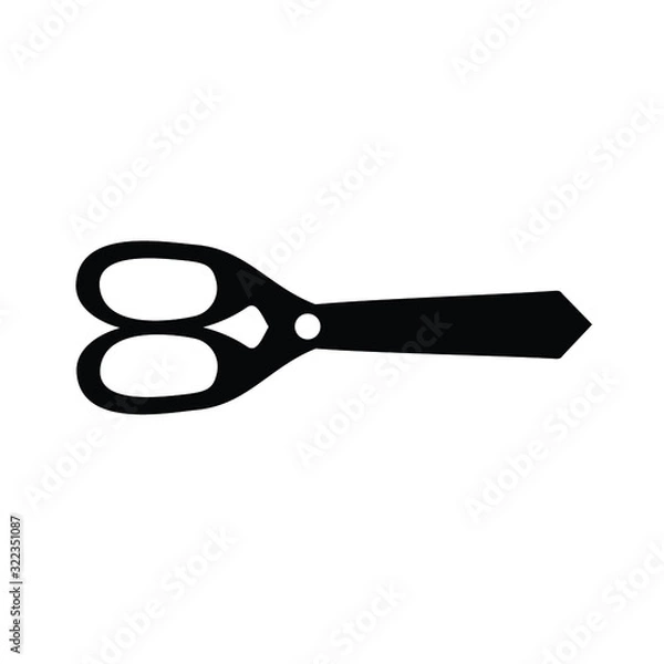Fototapeta scissors isolated on white background