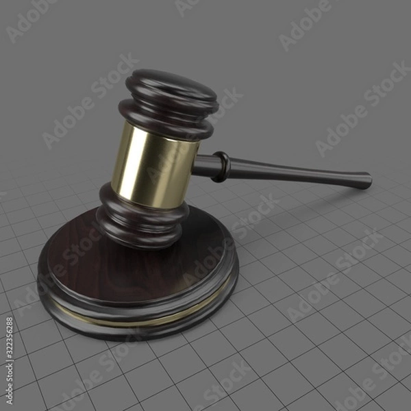 Obraz Młotek licytacyjny