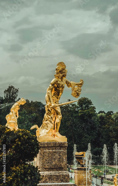 Obraz statue in the park