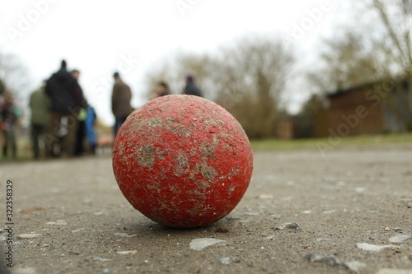 Obraz Boßelkugel rot