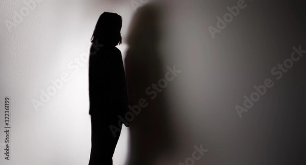 Obraz shadow and man