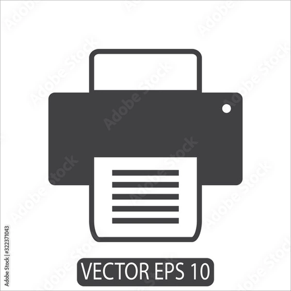 Fototapeta Fax Icon design, Vector Template