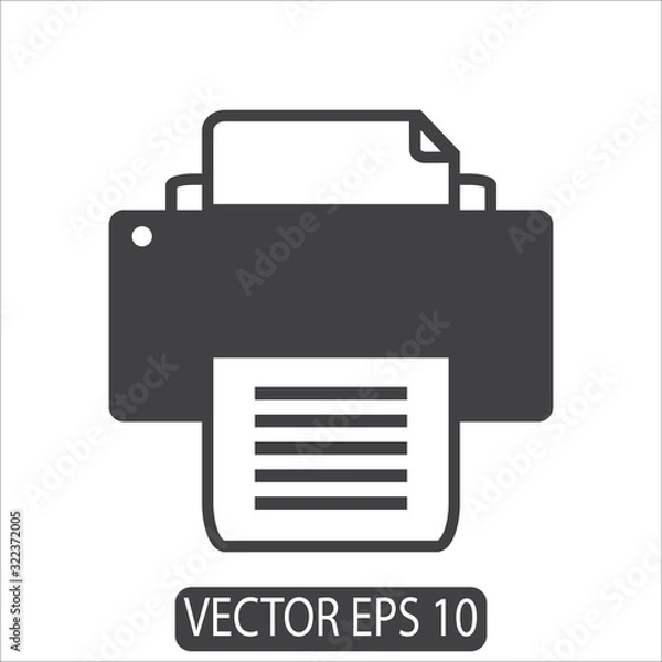 Fototapeta Fax Icon design, Vector Template