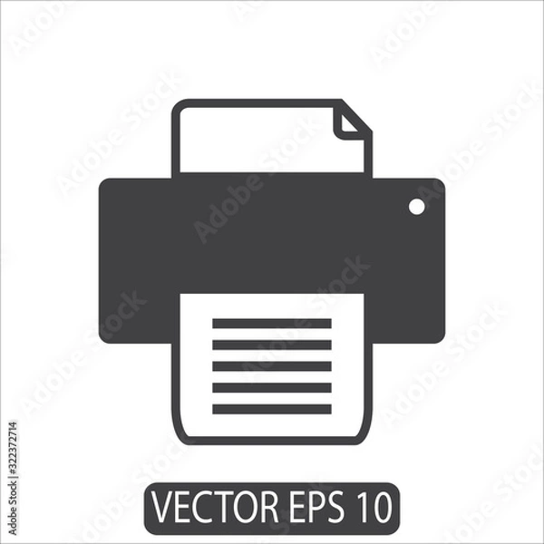 Fototapeta Fax Icon design, Vector Template