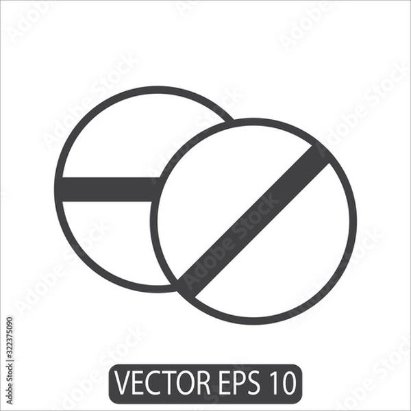 Fototapeta Pills, Capsule Icon, Vector Template