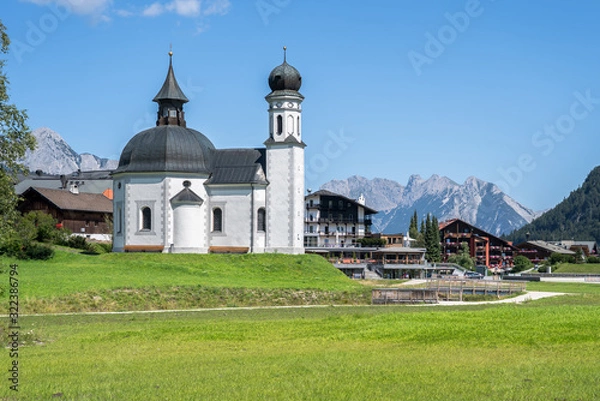 Fototapeta Seekirche in Seefeld, Austria