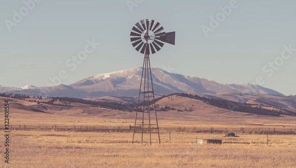 Obraz Aged Windmill in Colorado